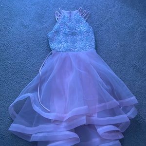 Cute silver and pink dress